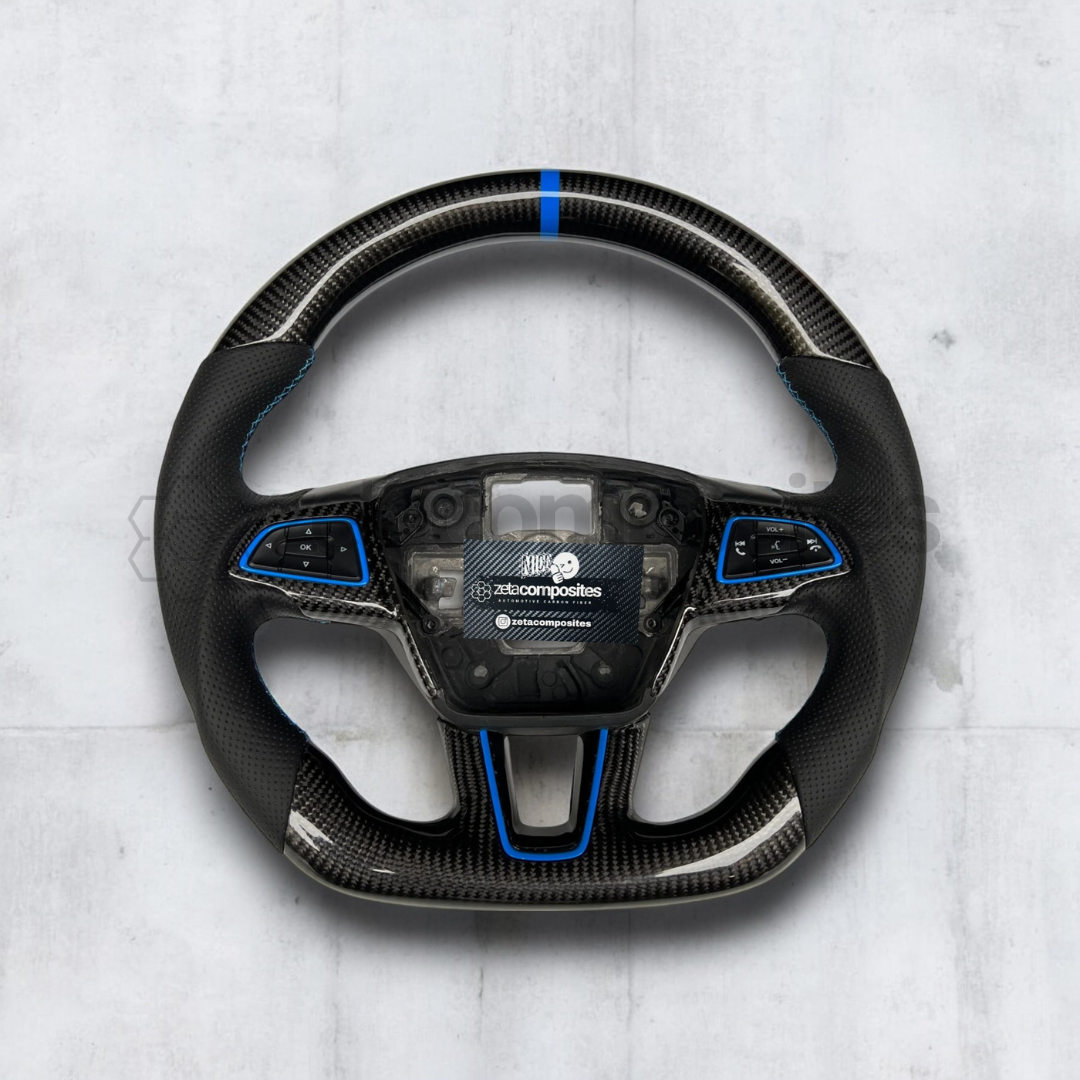 2015+ Ford Focus ST/RS Carbon Fiber Steering Wheel