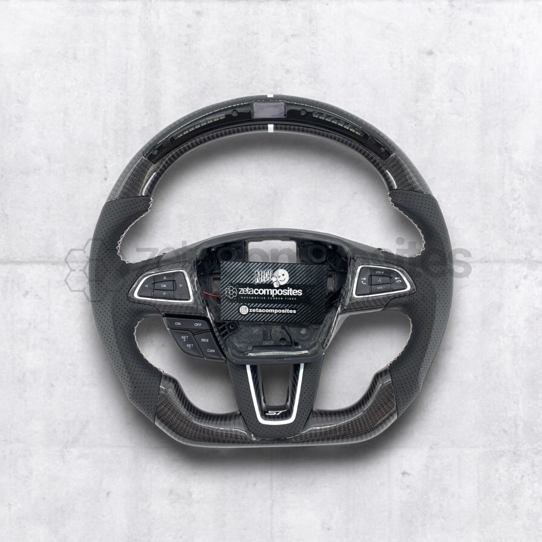 2015+ Ford Focus ST/RS Carbon Fiber Steering Wheel