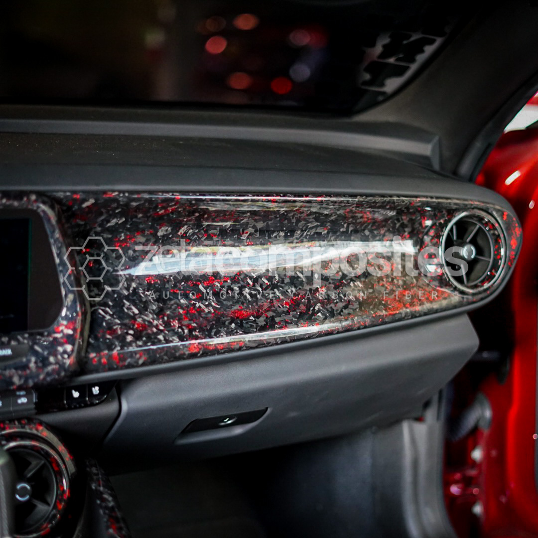 Camaro Carbon Fiber Dash + Screen + Gauges Trim Covers Set (2016-2024)