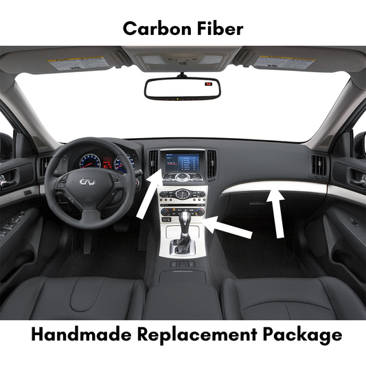 2008-2013 G35 Carbon Fiber Interior Direct Replacement Package ZetaC™