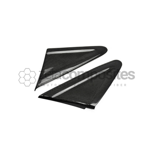 Carbon Fiber Pillars Covers 9th Gen Civic FB - 6 piece