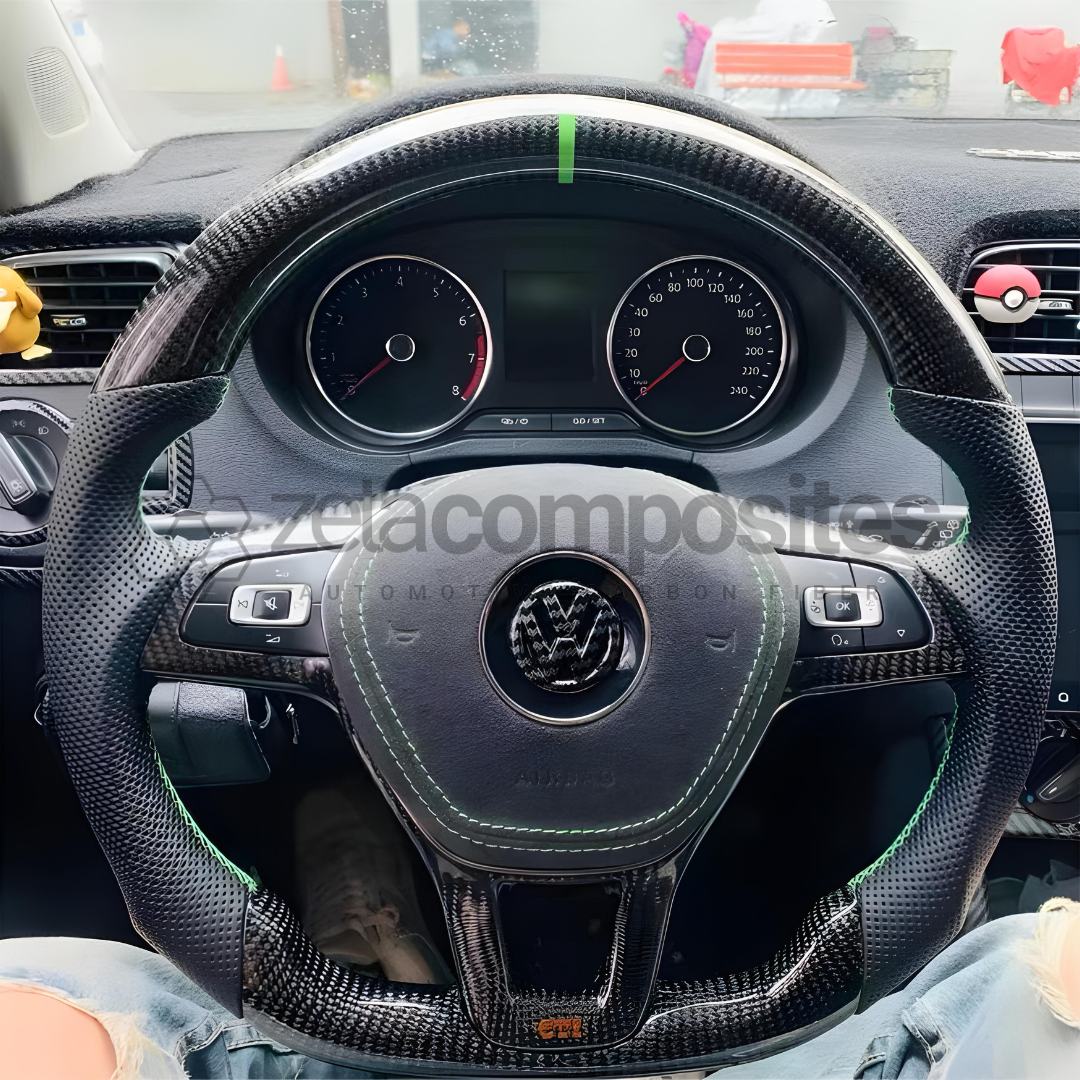 golf mk7 gti R jetta custom carbon fiber steering wheel