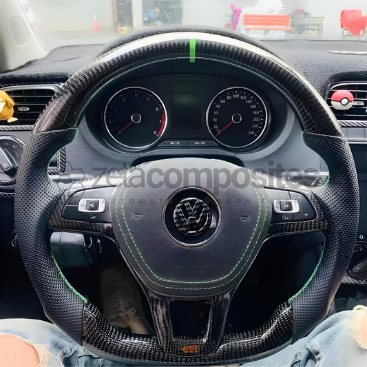 golf mk7 gti R jetta custom carbon fiber steering wheel
