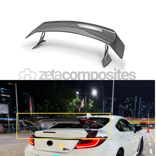 Carbon Fiber Wing GR86 BRZ 2022+ Angled Style