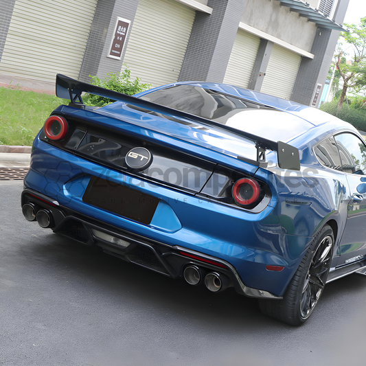 2018+ Mustang Carbon Fiber Shelby Gt500 Style Diffuser Rear Valance