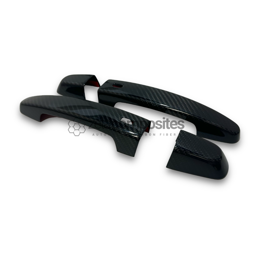 2016-2023 Camaro Carbon Fiber Door Handle Cover Set