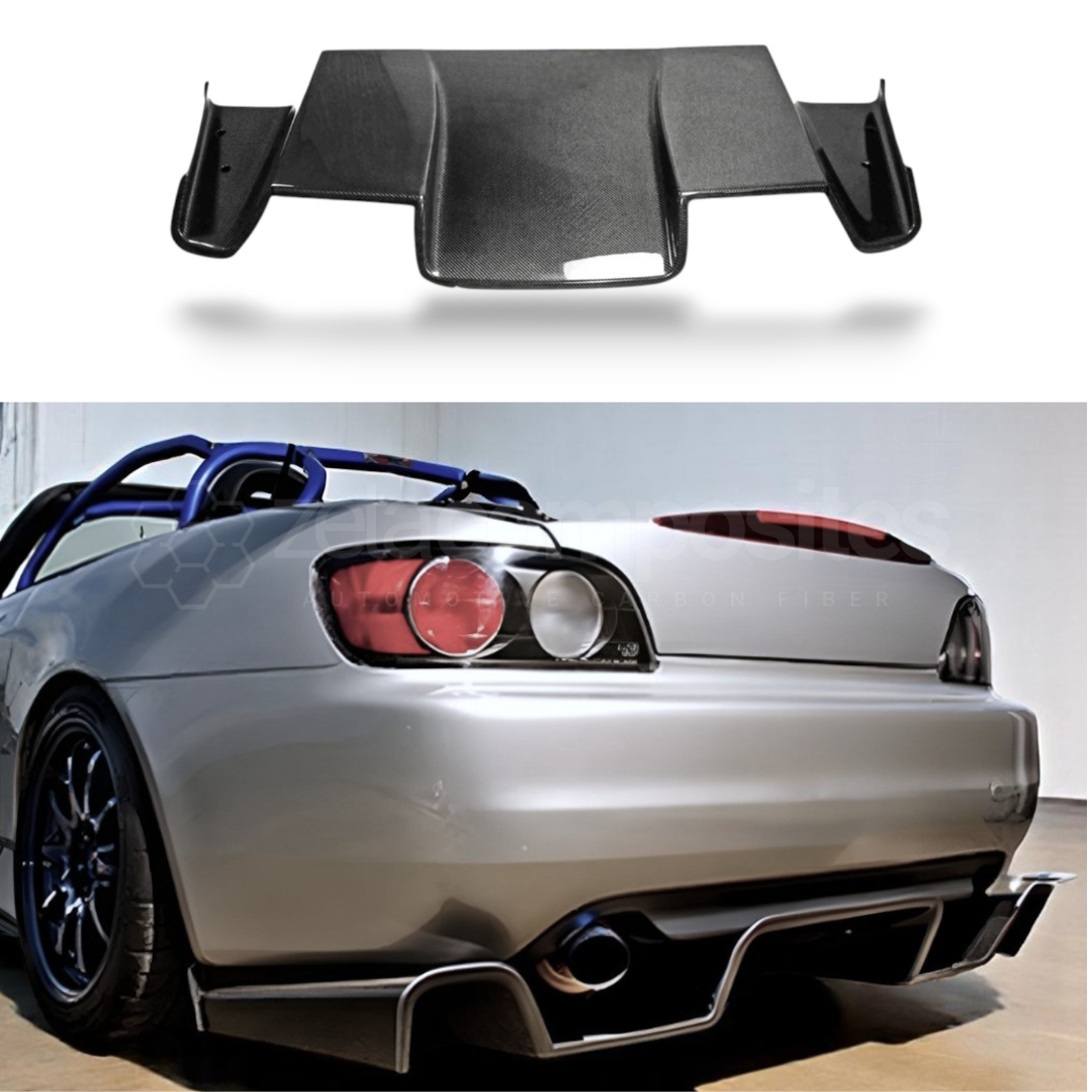 (2000'-2009') Honda S2000 Carbon Fiber Diffuser Track Style ...