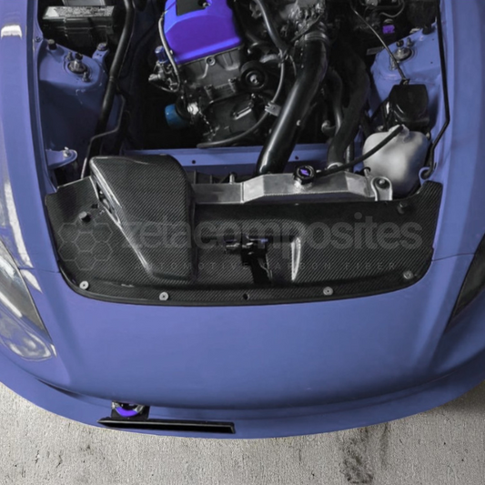 Carbon Fiber Radiator Cover Replacement Unit for Honda S2000 AP1