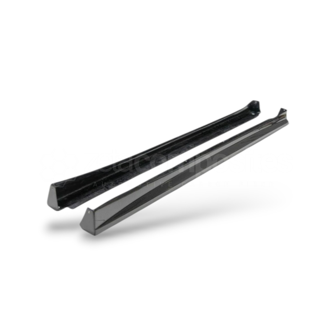 Carbon Fiber Side Skirt Rocker Panel Splitters for Honda S2000