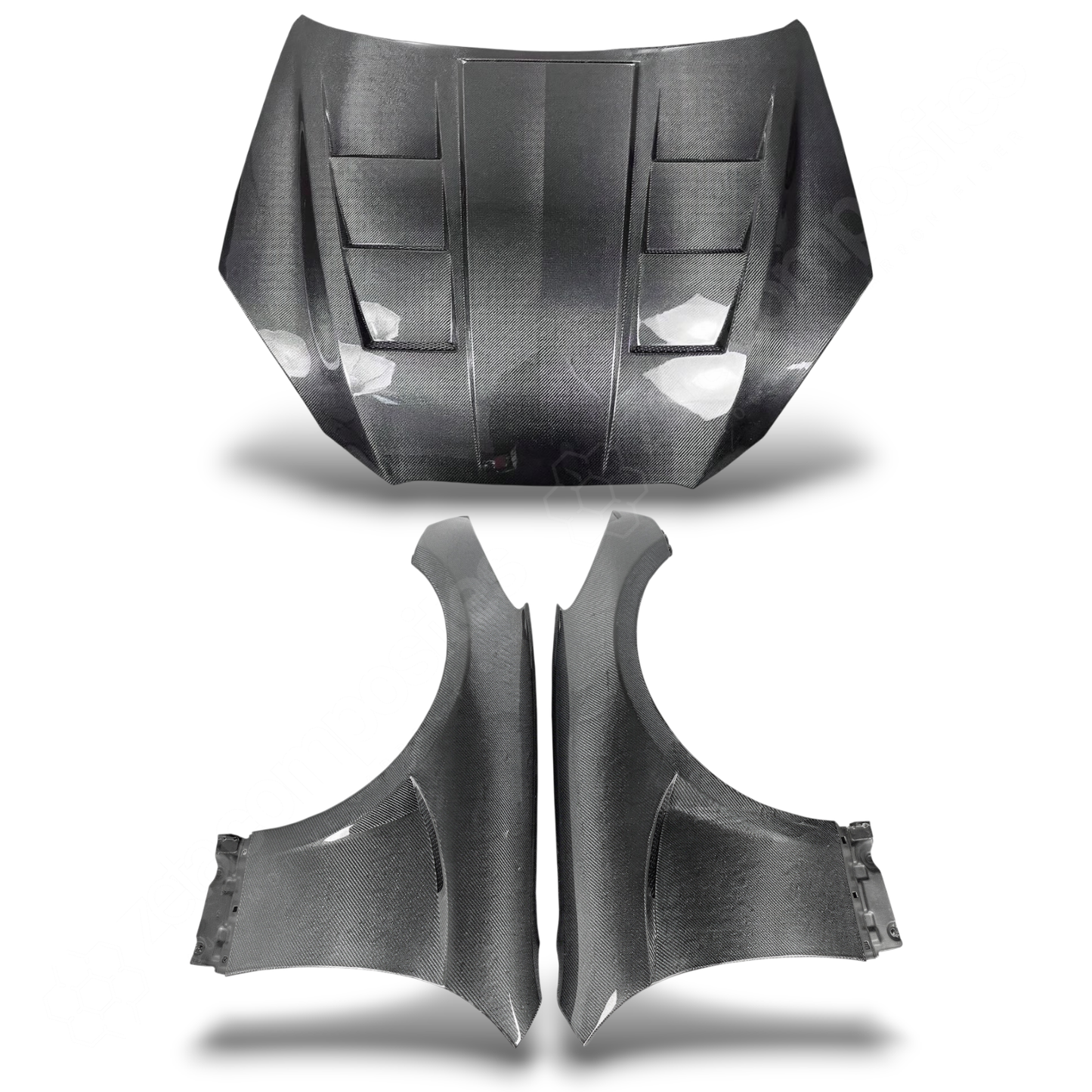 (2009'-2012') Hyundai Genesis Carbon Fiber Hood & Fenders