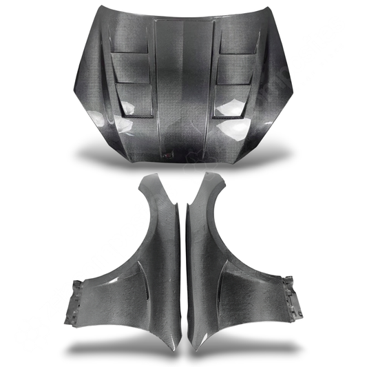 (2009'-2012') Hyundai Genesis Carbon Fiber Hood & Fenders
