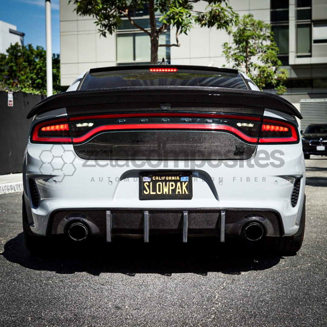 2015-2023+ Dodge Charger WIDEBODY Carbon Fiber Rear Diffuser