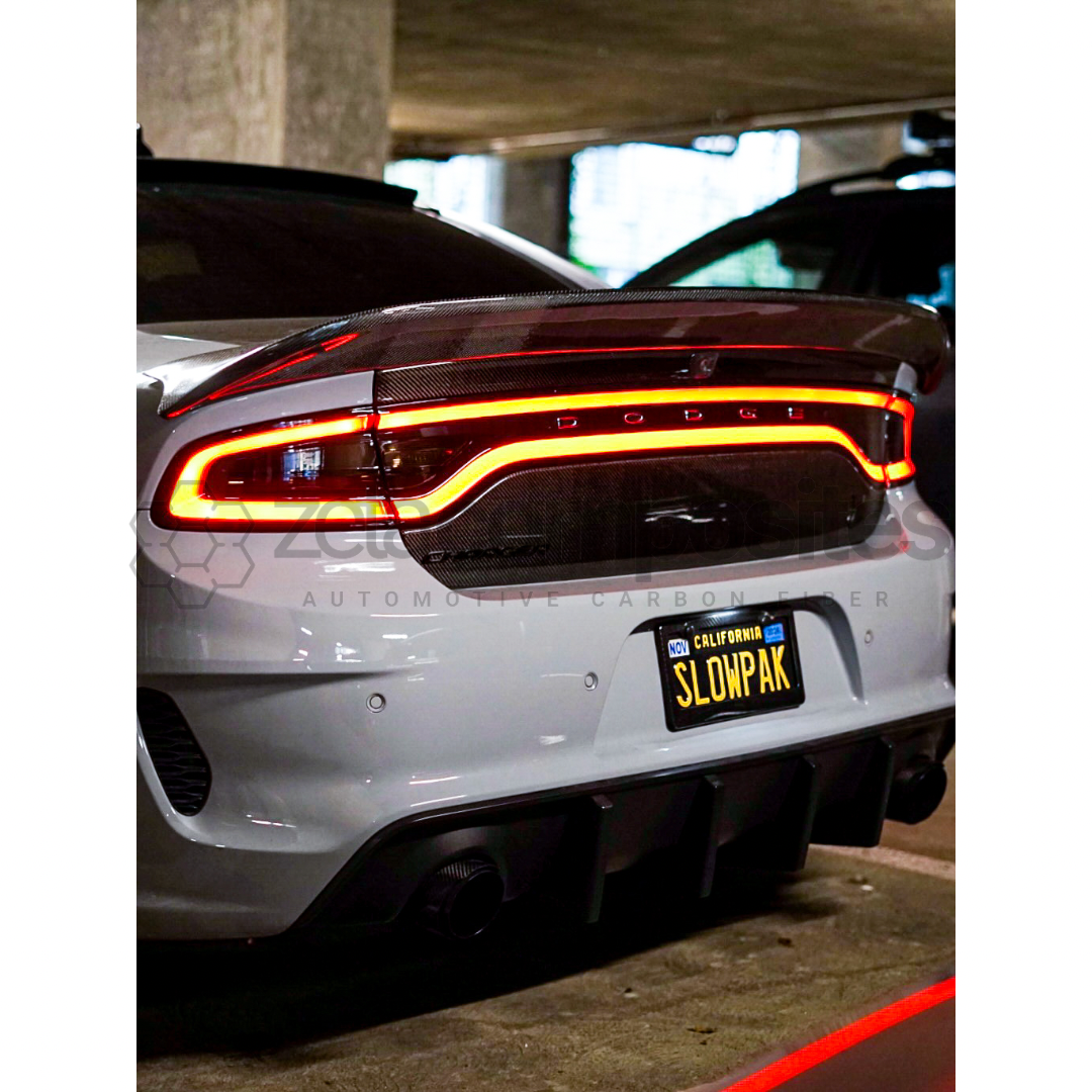 2015-2023 Dodge Charger Carbon Fiber Rear Wing Redeye Spoiler Premium Fitment