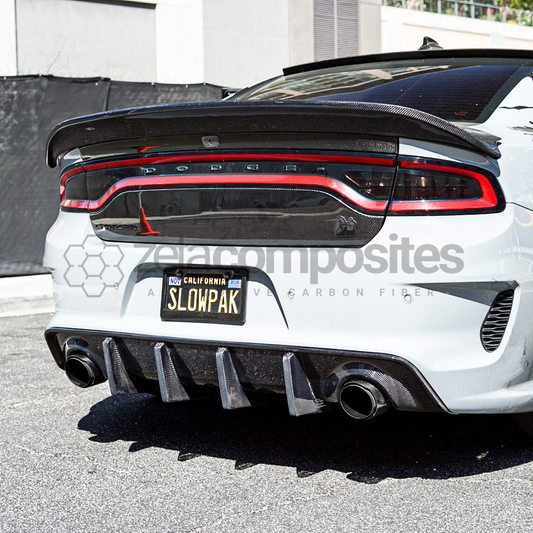 2015-2023+ Dodge Charger WIDEBODY Carbon Fiber Rear Diffuser