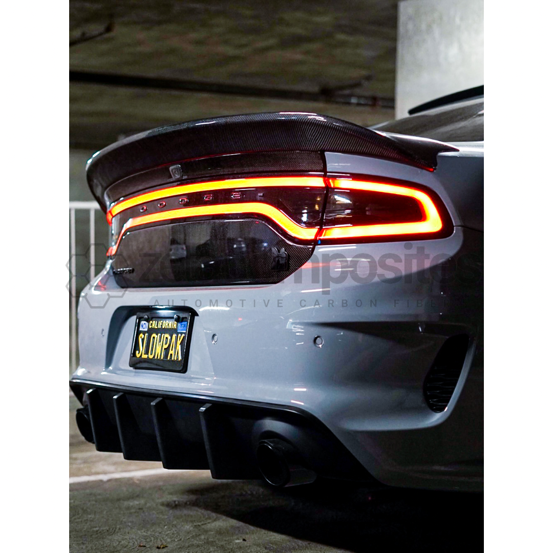 2015-2023 Dodge Charger Carbon Fiber Rear Wing Redeye Spoiler Premium Fitment