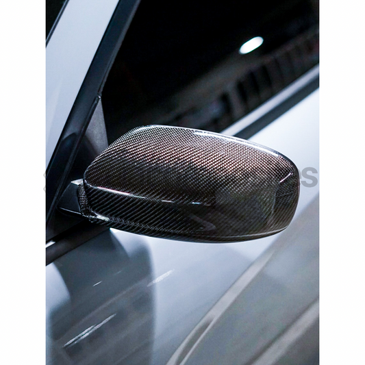 2015-2023 Dodge Charger Carbon Fiber Mirror Covers Full Coverage