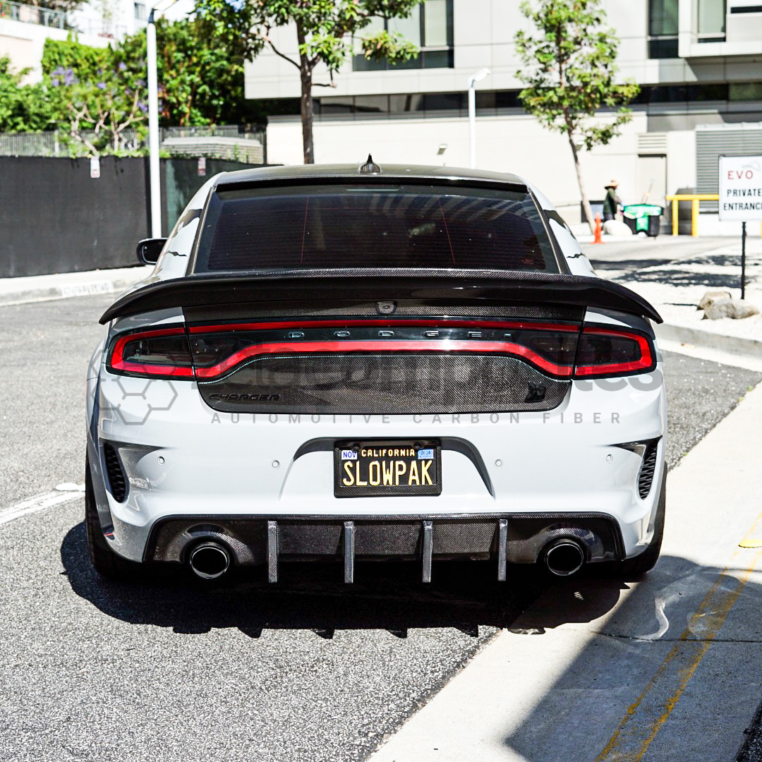 2015-2023+ Dodge Charger WIDEBODY Carbon Fiber Rear Diffuser