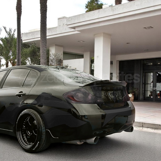 PSM Style Carbon Fiber Duckbill Spoiler 2003–2015 Infiniti G35 G37