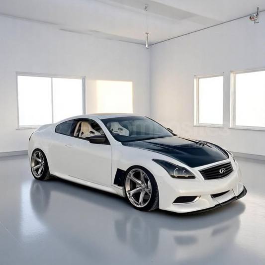 Carbon Fiber V Style Hood for Infiniti G37
