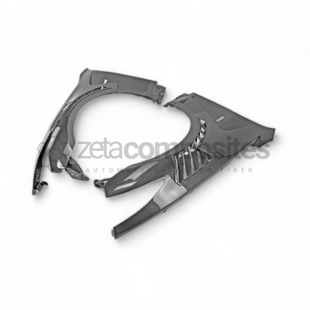 wheel arch vented carbon fiber fenders for infiniti g37