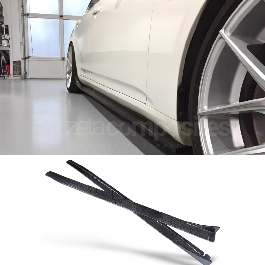 Infiniti G37 Sedan Carbon Fiber Side Skirts
