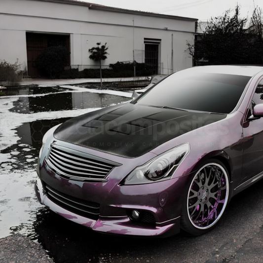Infiniti G37 Carbon Fiber Triple Vented Hood (08'-13')