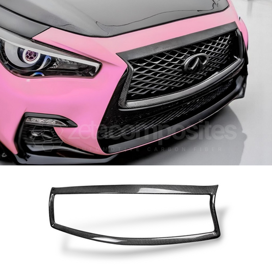 Carbon Fiber Grille Cover 2018+ Q50