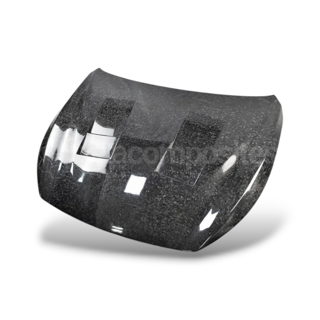 Q50 Carbon Fiber Vented Hood 'RX7' Style
