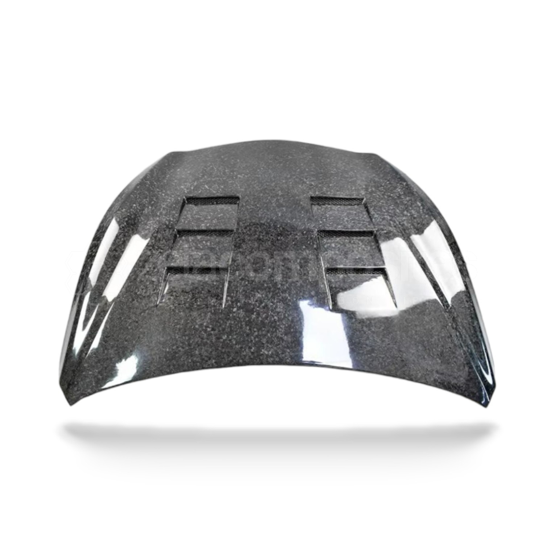 Q50 Carbon Fiber Vented Hood 'RX7' Style