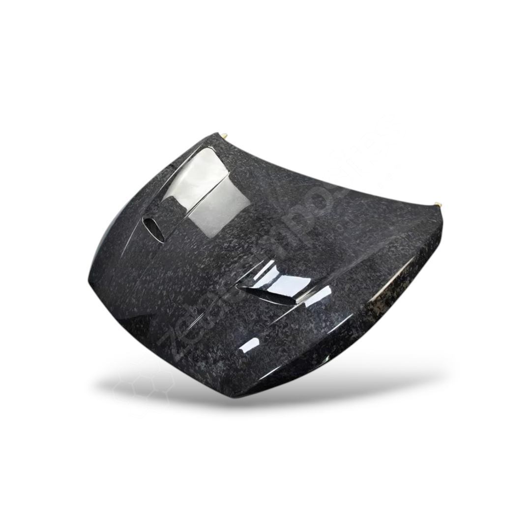 Carbon Fiber Hood Twin Vent Style | Compatible with Infiniti Q50 and Q60