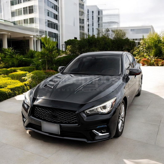 Carbon Fiber Hood for Infiniti Q50 | Q60 14'-20' AMS Style