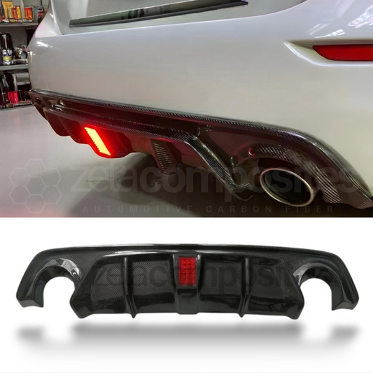 Carbon Fiber 3rd Brake Light Diffuser | Compatible with Infiniti Q50 + Q60