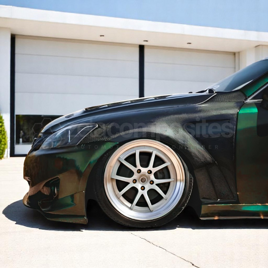 Carbon Fiber Fenders For Lexus IS 2006-2013