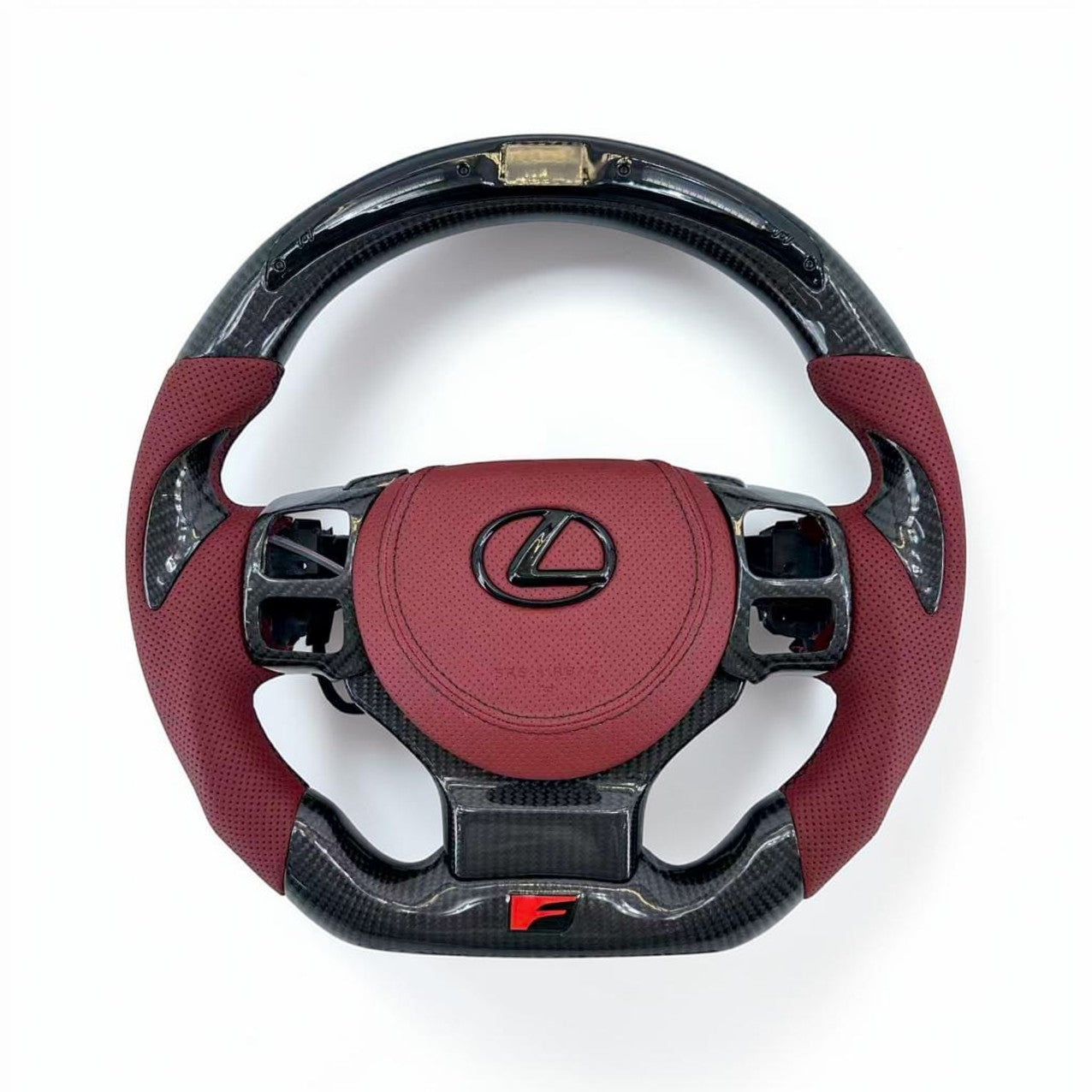(2014'+) Lexus IS/GS/F Sport Carbon Fiber Steering Wheel