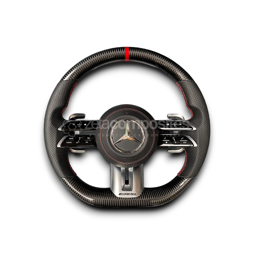 2020+ Mercedes Benz E Class W213 & S Class W223 Carbon Fiber Steering Wheel Custom