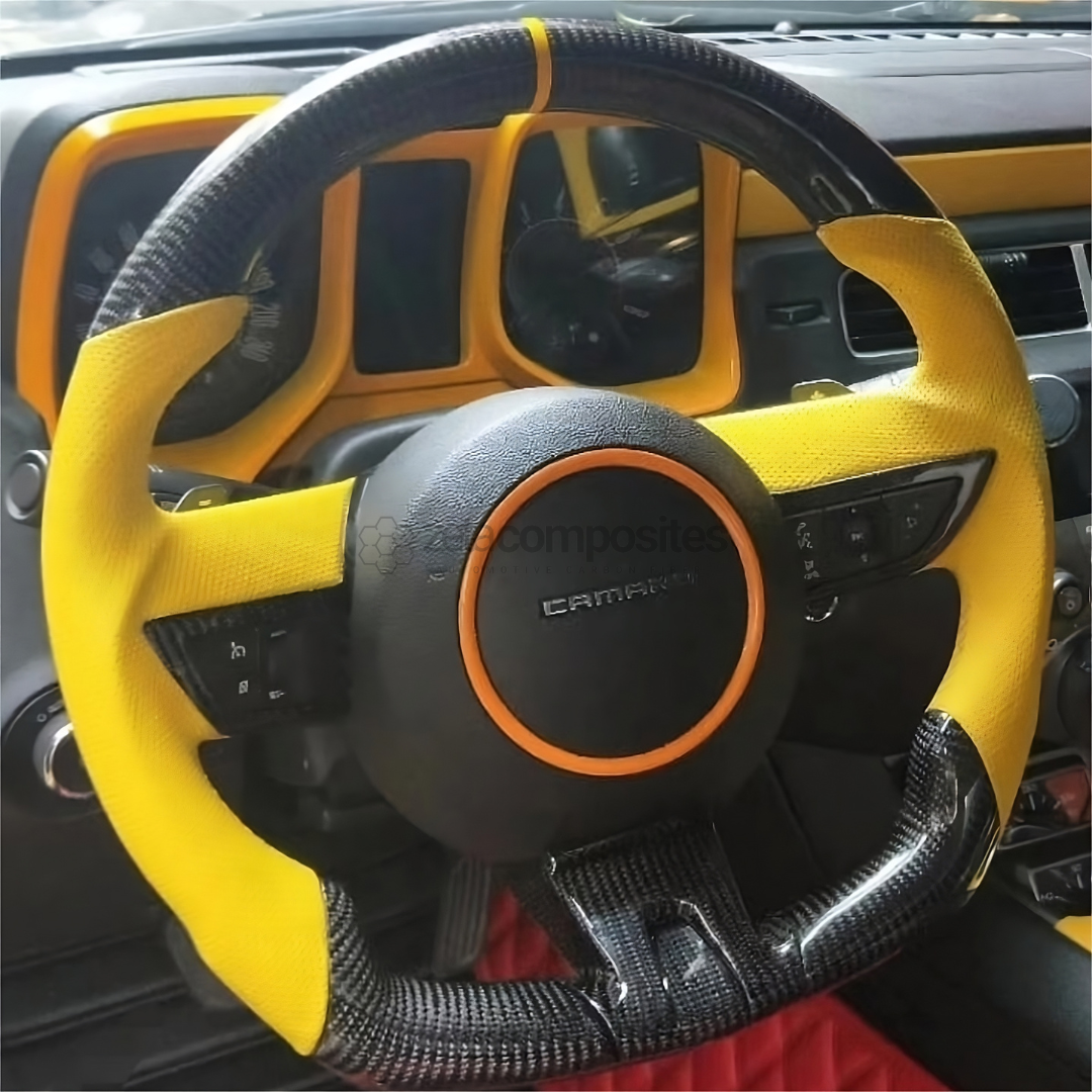 2010-2011 Camaro SS RS Carbon Fiber Steering Wheel Build Custom