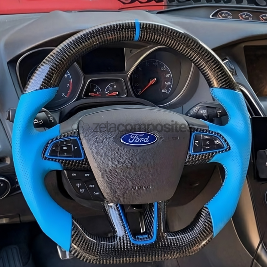 Ford Focus Custom Carbon Fiber Steering Wheel