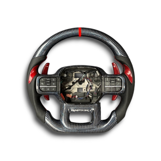 2021-2024+ Ford Raptor & F150 Carbon Fiber Steering Wheel