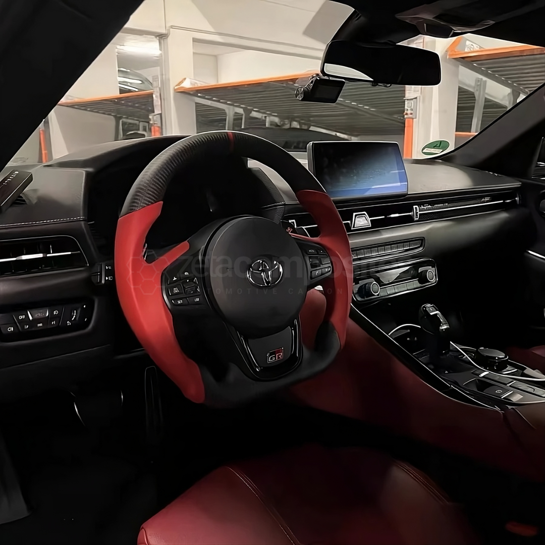 Toyota A90 Supra - Most Customizable Carbon Fiber Steering Wheel