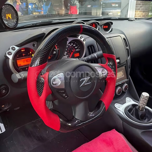 Customize Carbon Fiber Steering Wheel - Nissan 370z Z34