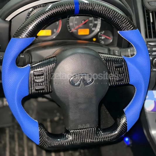 Custom Carbon Fiber Steering Wheel - Nissan 350z Z33