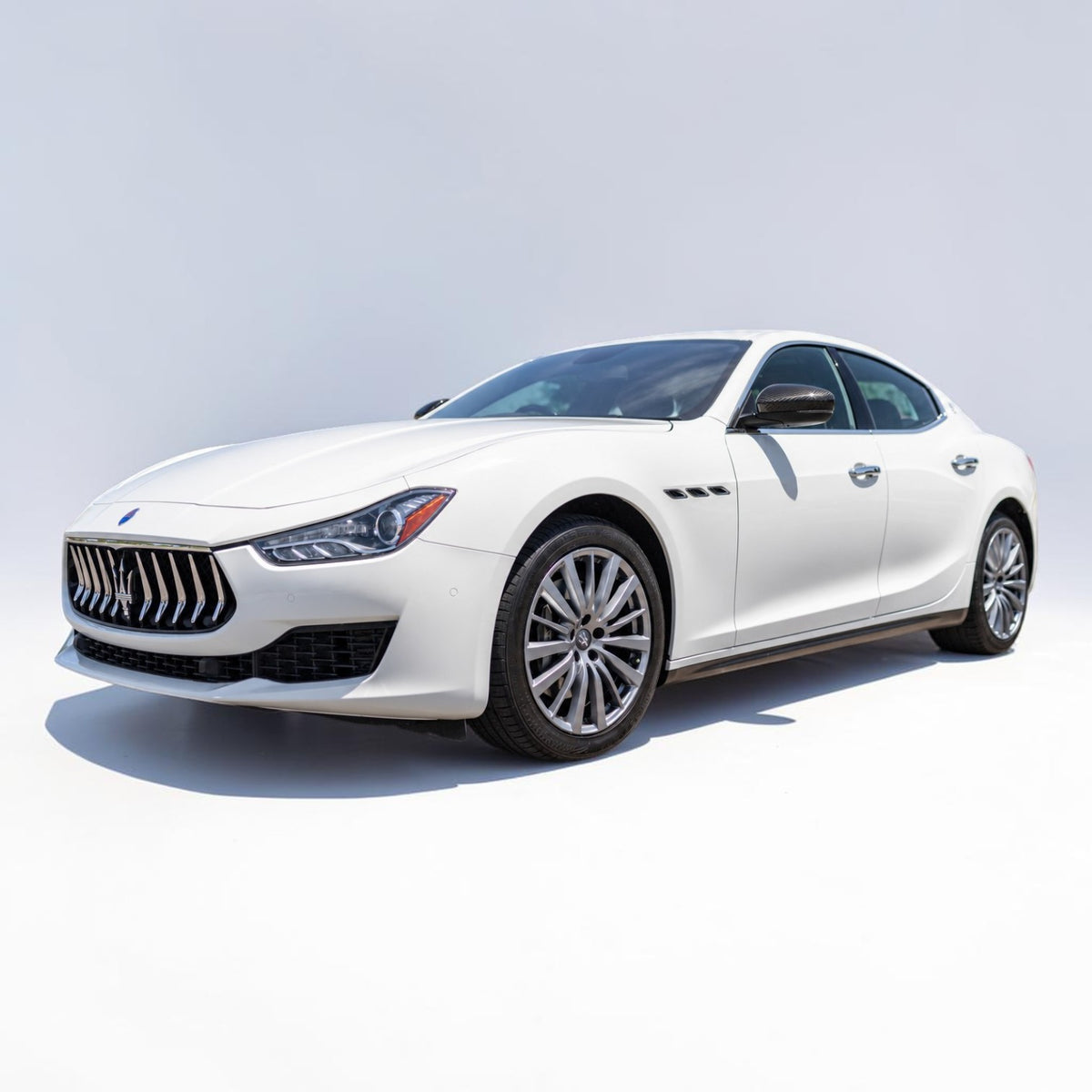 (2016'-2022') Maserati Ghibli Quattroporte Levante Carbon Fiber Mirror Cap Covers