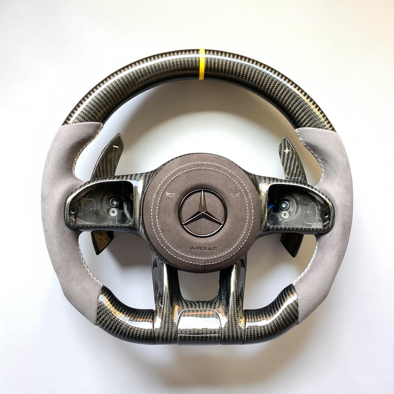 (2018'+) Mercedes AMG Carbon Fiber Steering Wheel C/E/G/GT/S Class Upgrade