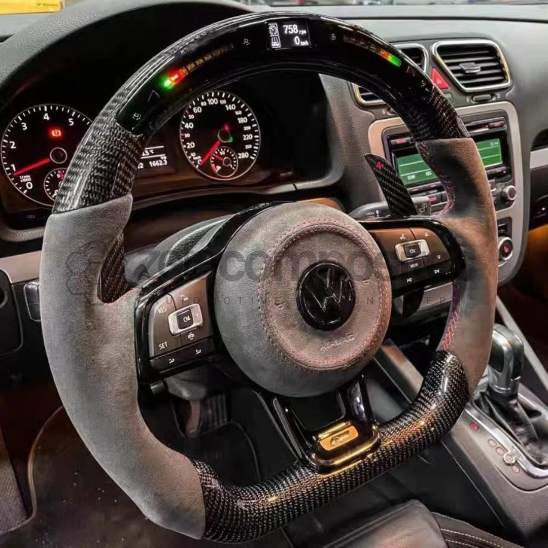 Golf Mk7 Mk7.5 Carbon Fiber Steering Wheel GTI / GOLF R 2019+