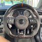 Golf Mk7 Mk7.5 Carbon Fiber Steering Wheel GTI / GOLF R 2019+