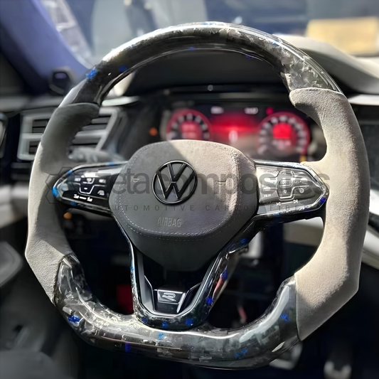 Vw Mk8 Carbon Fiber Steering Wheel Customizable