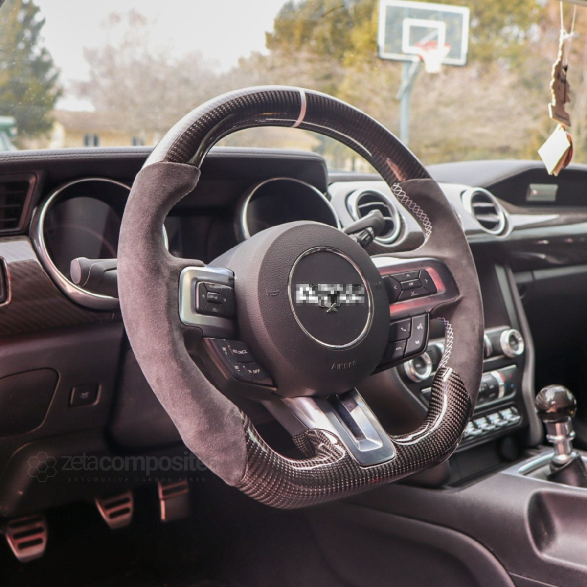 Carbon Fiber Steering Wheel for Mustang (2015'-2023')