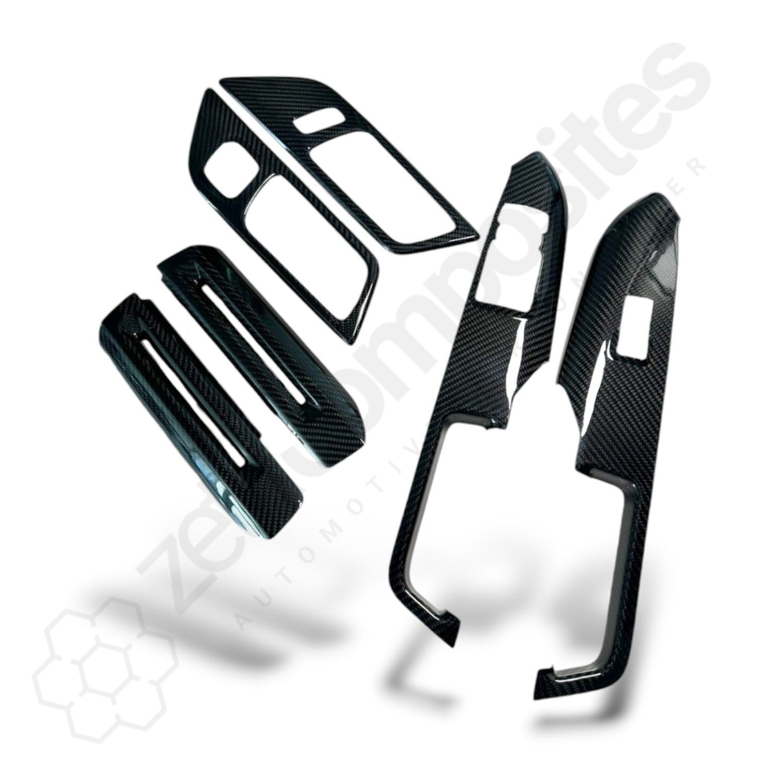 s550 mustang door trim covers carbon fiber