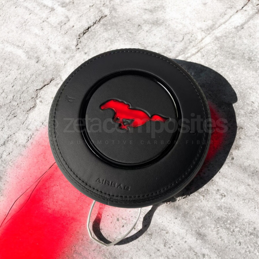 light up rgb led airbag cover housing for mustang