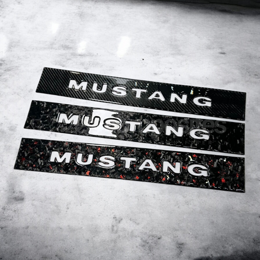 Mustang Carbon Fiber Sticker